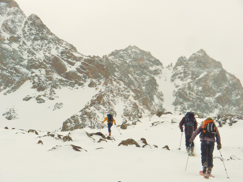 The North Couloir comes into view