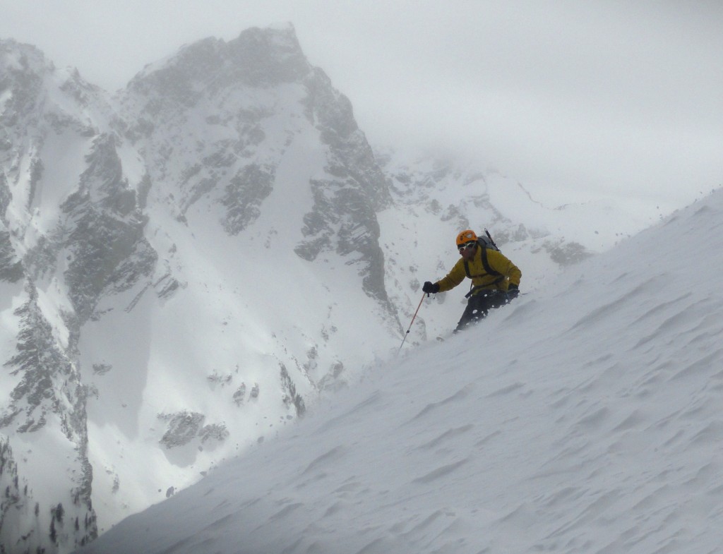 Mike with Mt Woodring as the backdrop