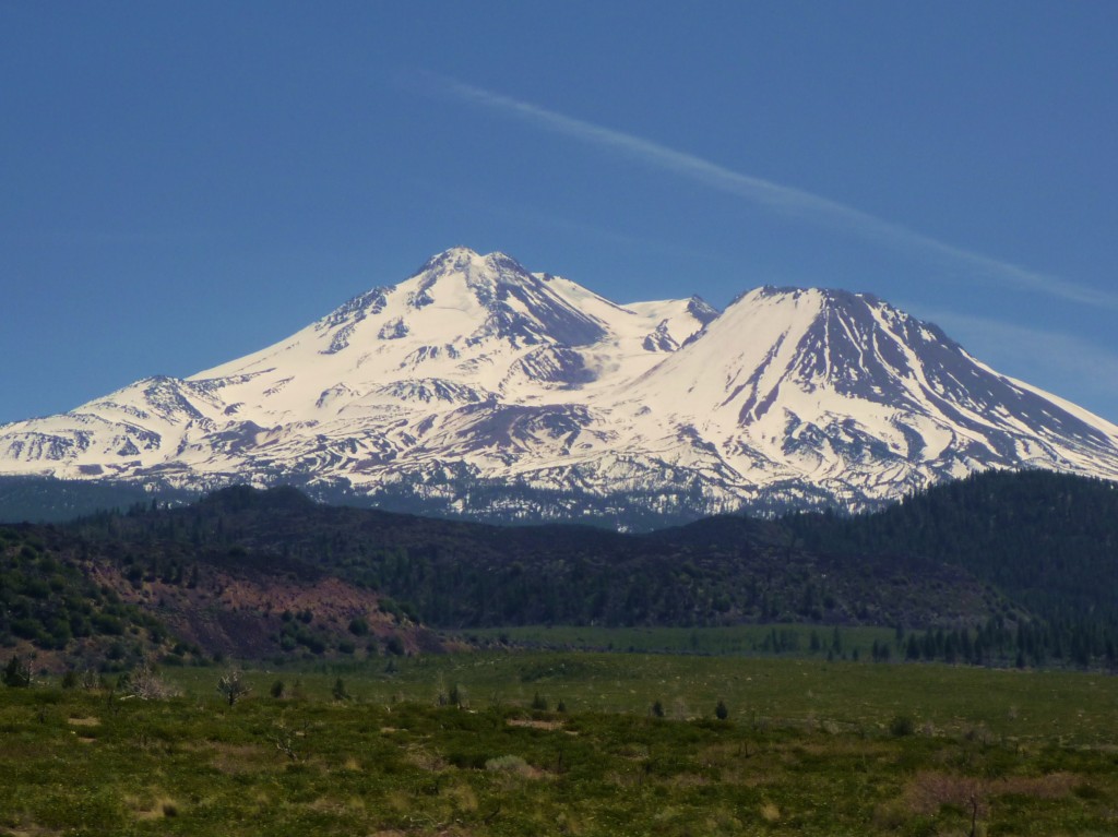 North side of Shasta and Shastina