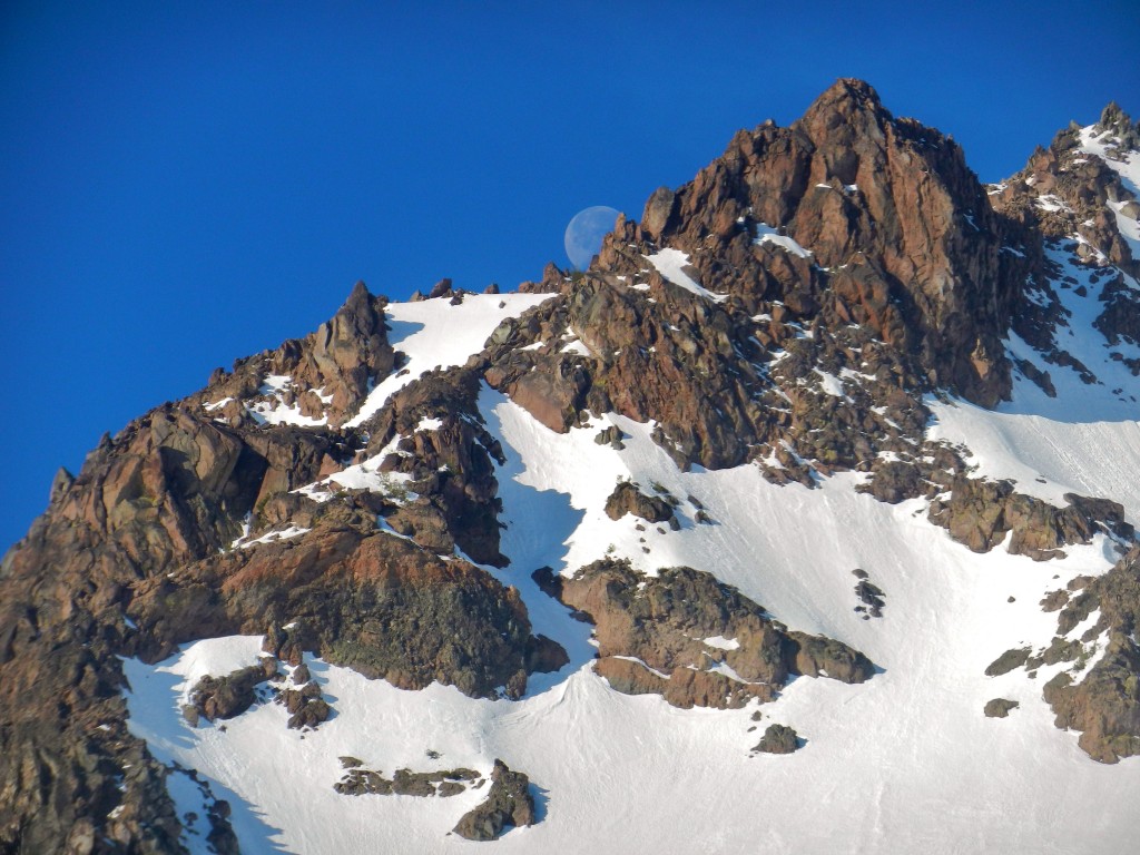 Moonrise over Lassen