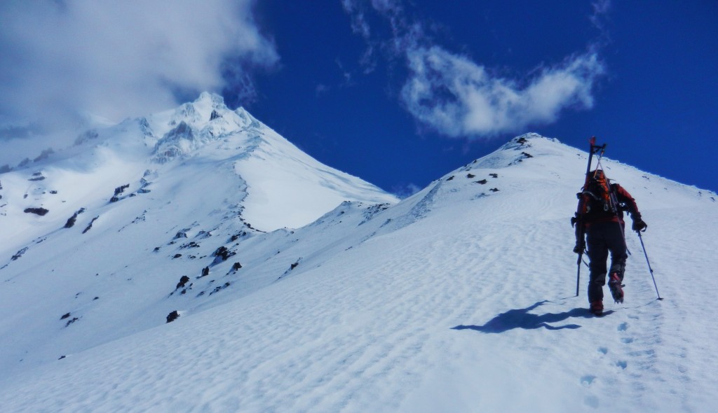 Kyle climbs Mt Jefferson May '13